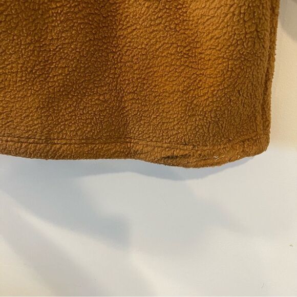 Denim & Co Regular Sherpa Bonded Fleece Snap Jacket | Size L - Picture 7 of 12